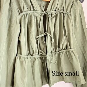 Elegant Green Women's Top